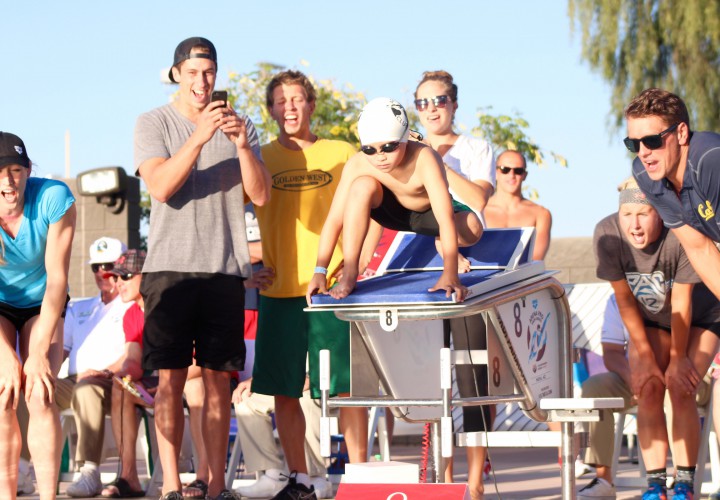 Role Models College Swimmers Return to the Club Scene