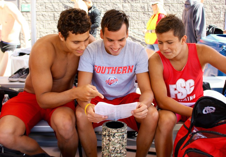 2016 Arena Pro Swim Series Indianapolis Day 1 Prelims Heat Sheet