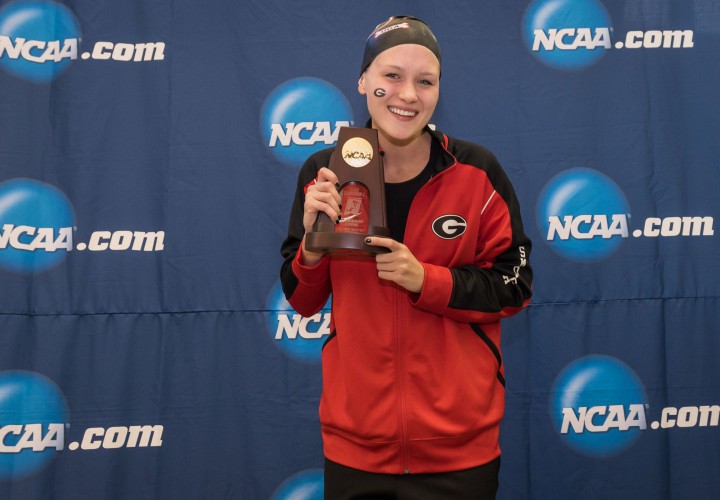 Olivia Smoliga Sweeps Sprint Frees With 100 Free Triumph at NCAAs