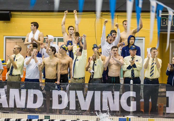 Michigan Indiana Battle It Out on Day 3 Prelims at Mens Big Tens