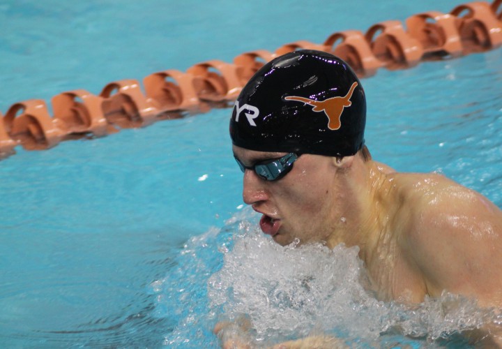 Andrew Wilson Clips Kevin Cordes For 100 Breast Win in Austin