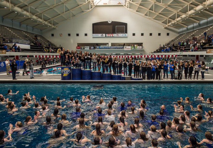 Carmel Wins RecordBreaking 30th State High School Title in Swimming Video Highlights