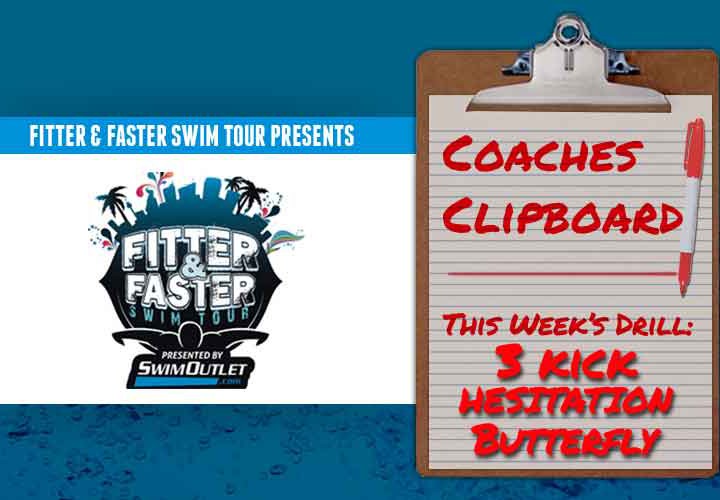 Fitter And Faster Drill Of The Week 3 Kick Hesitation Butterfly with Olympian Elaine Breeden