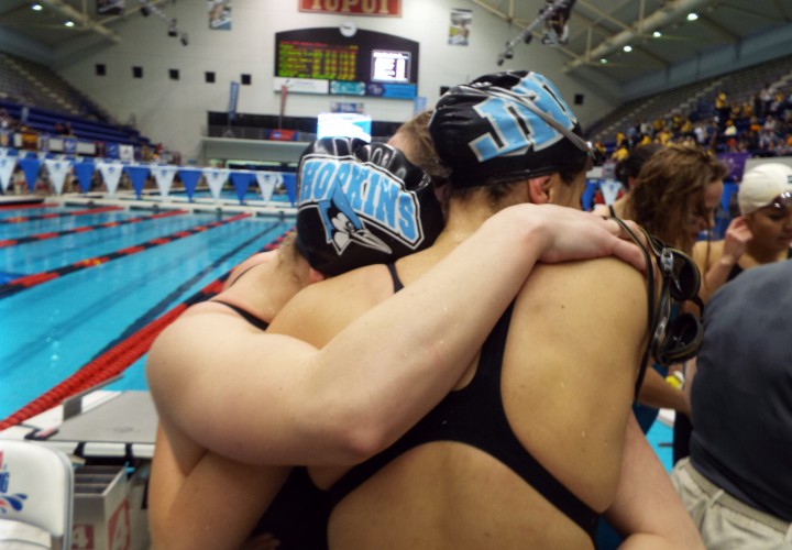 Evan Holder Anna Wisniewski Help JHU Beat Stevens
