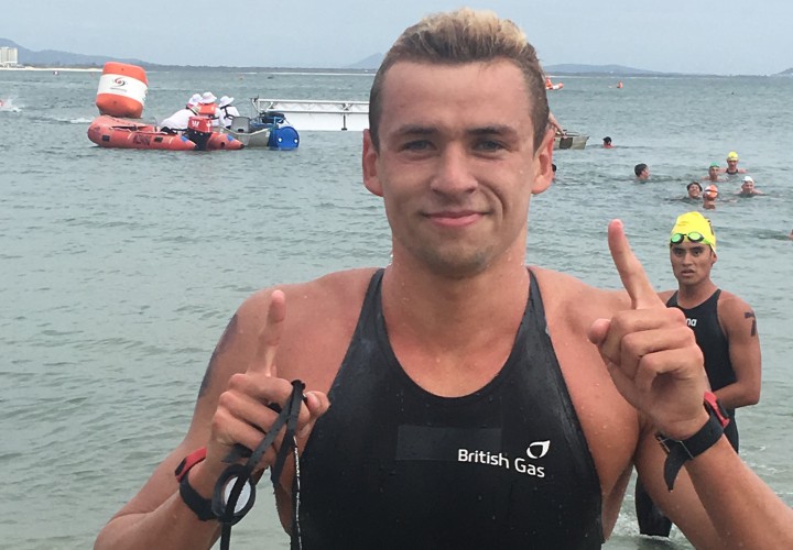 Jack Burnell Chelsea Gubecka Top 5K Events at Australian Open Water Championships