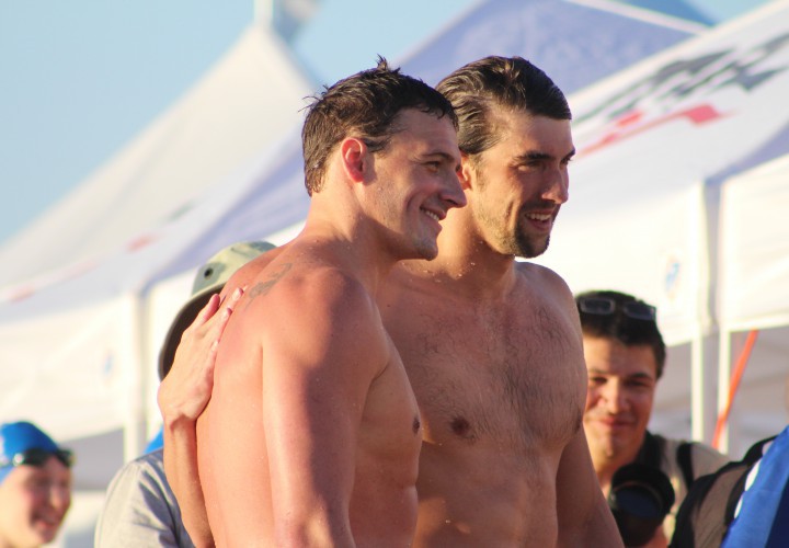 Ryan Lochte Beats Michael Phelps for 200 IM Top Seed