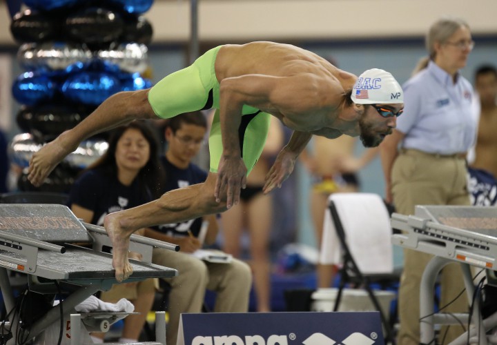 Michael Phelps Tops Competition in 200 IM at 2015 Arena Pro Swim Series Minneapolis