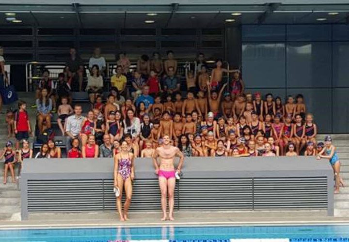 Kevin Cordes Micah Lawrence Host Swim Clinic In Singapore