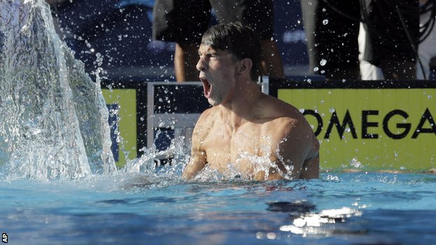 Phelps records third worldbest time