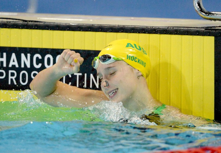 Belinda Hocking Emily Seebohm Scorch WorldToppers in 200 Back