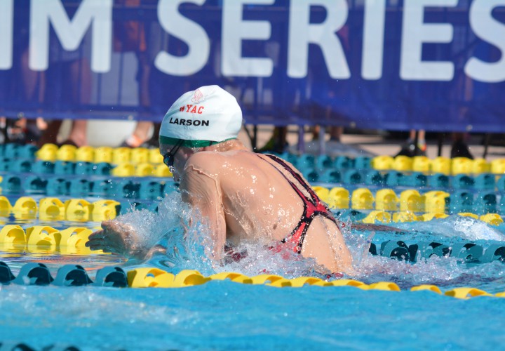 Breeja Larson Bounces Back With 200 Breaststroke Gold In Mesa