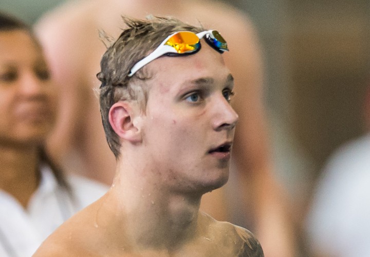 Texas Wins 200 Free Relay Caeleb Dressel Smokes 1824 Leadoff