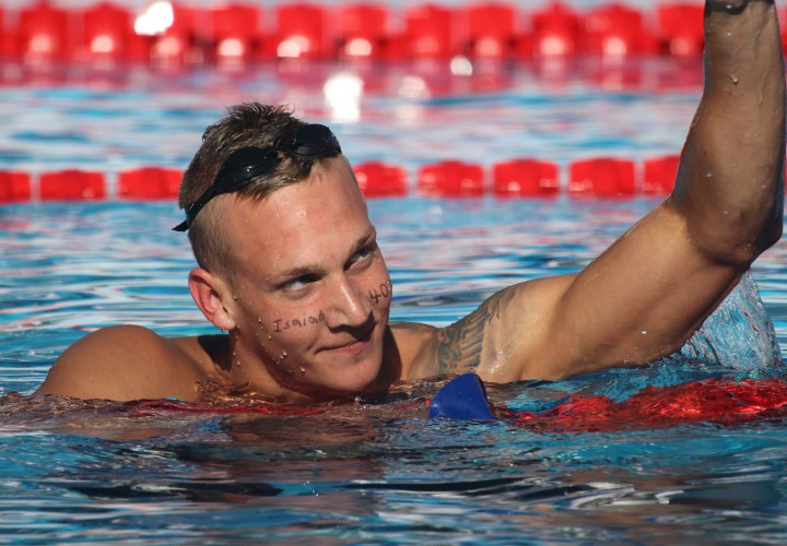Caeleb Dressel Smokes 50 Yard Free NCAA American Record During SEC Prelims