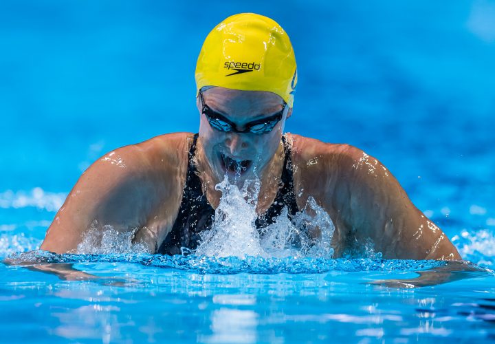Video Interviews Caitlin Leverenz and Ella Eastin Talk 200 IM Prelims