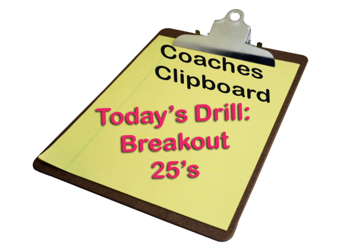 Coaches Clipboard Present Breakout 25s