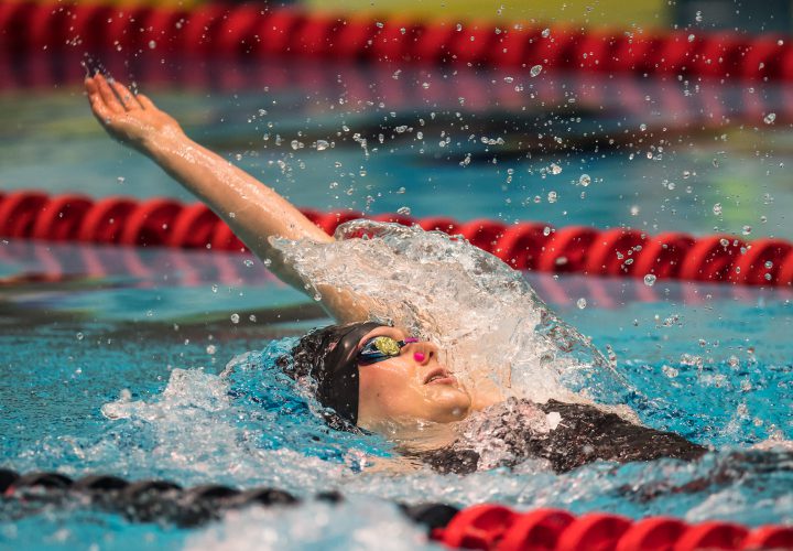 Dominique Bouchard Dominates Backstroke Field on Night One of Columbia Sectionals