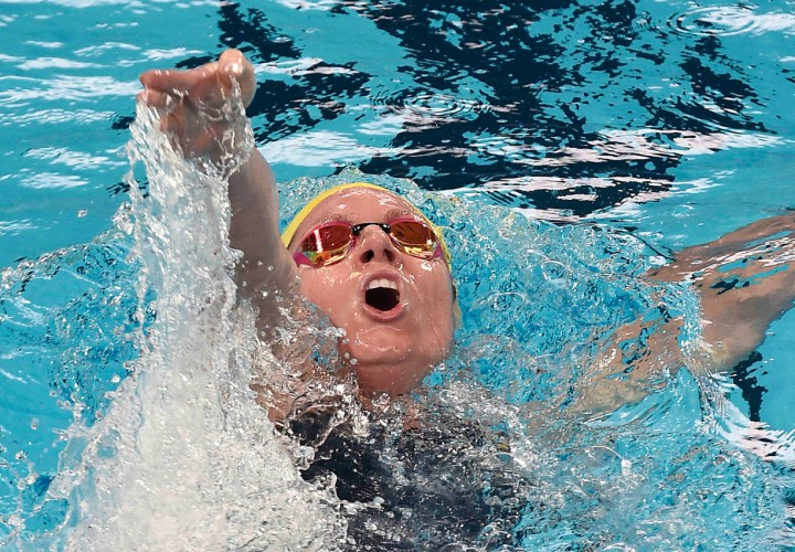 Emily Seebohm Mitch Larkin Put On Show During Night 2 at Australian Nationals