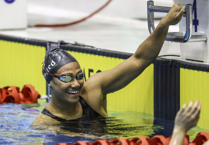 Gabrielle Faamausili Dominates 100 Backstroke in Opening Day of Oceania Championships