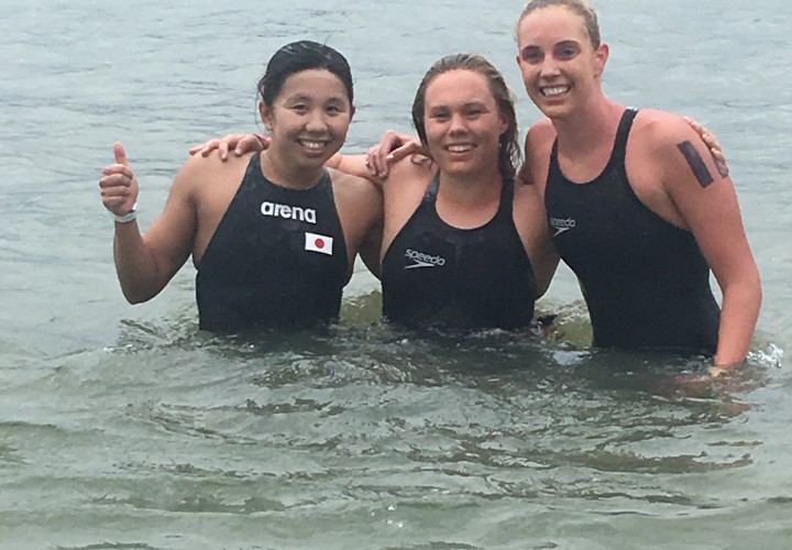 Open Water Swimmers Jarrod Poort Kareena Lee Take Next Steps to Rio
