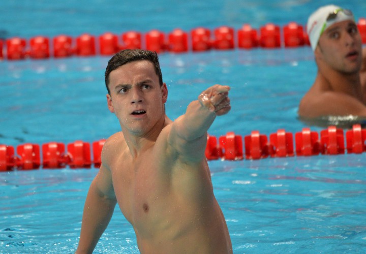 James Guy Rises To Second In 400 Free World Rankings Punches Ticket To Rio