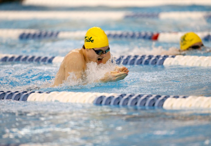 Jeremiah ODonnell Leads William and Marys Sweep of 200 IM at CAAs
