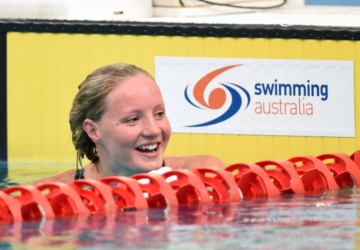 Jessica Ashwood Breaks Australian AllComers Record in 1500 Free