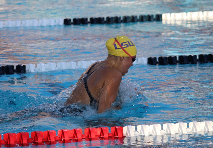 LSU Women Virginia Tech Men Win At TriMeet
