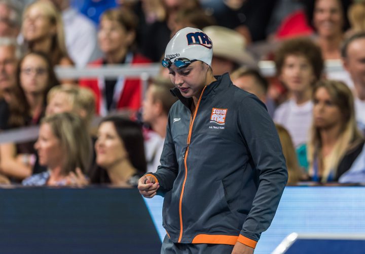 USA Swimming Trials Day 6 Prelims Heat Sheets Kathleen Baker Scratches 200 Back