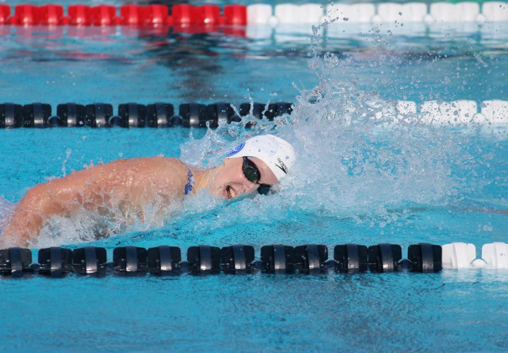 Katie Ledecky Powers Way To 200 Free Pool Record at 2015 Arena Pro Swim Series Minneapolis