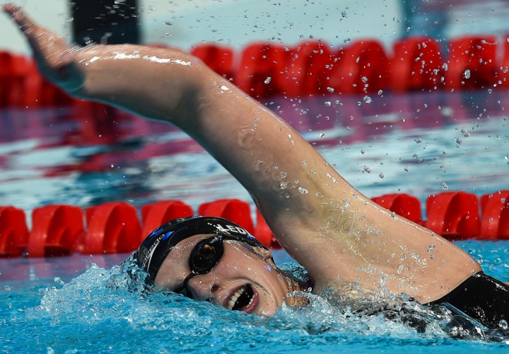 Katie Ledecky Cruises Through 400 Freestyle Prelims