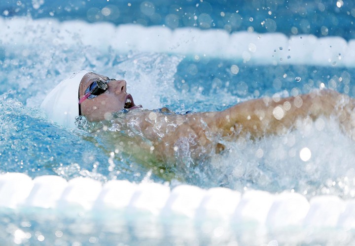 Katinka Hosszu Wins 100 Back in Austin