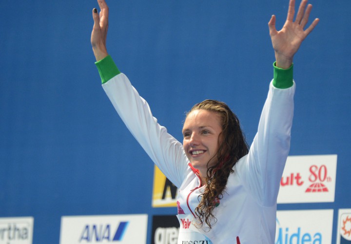 Katinka Hosszu Cranks Out World Record in 100 IM at Euros