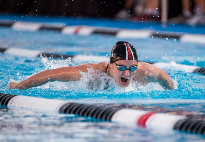 Kelsi Worrell Cranks Out 57 To Down 100 Fly Pool Record at 2015 Arena Pro Swim Series Minneapolis