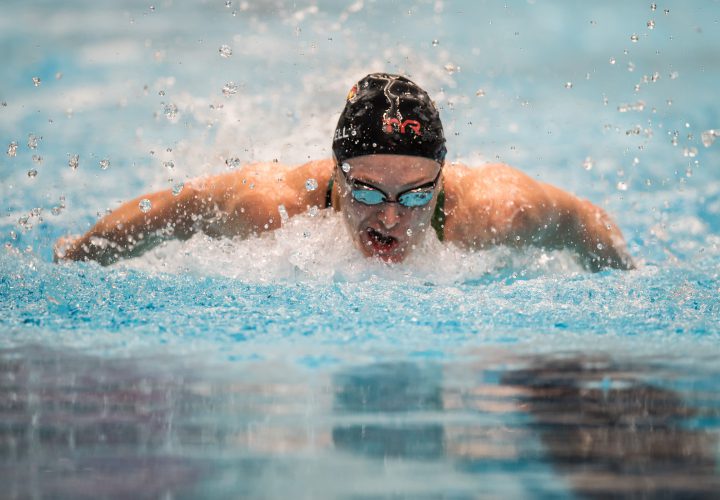 Kelsi Worrell Hops to 4th in World in 100 Fly Prelims