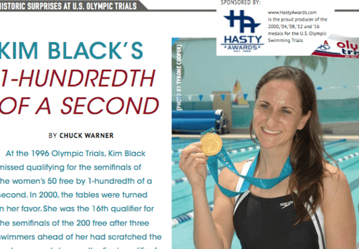 Swimming World Presents Historic Surprises At US Olympic Trials Kim Blacks OneHundredth Of A Second