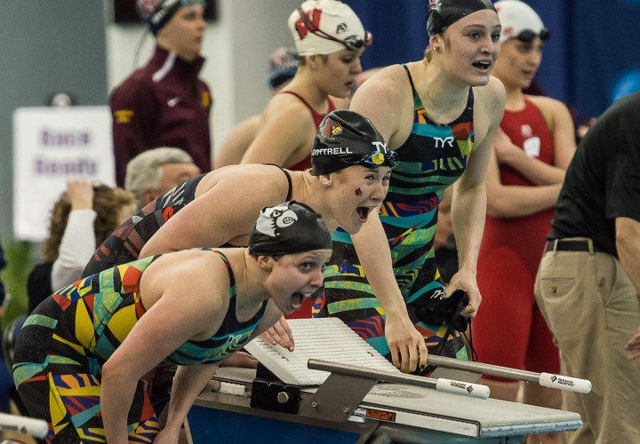 Relay Records Highlight Day One Of Womens ACC Championships Swimming