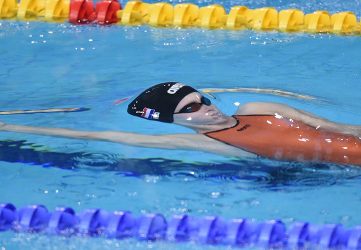 Maaike de Waard Sprints Way to 4th In World in 50 Back