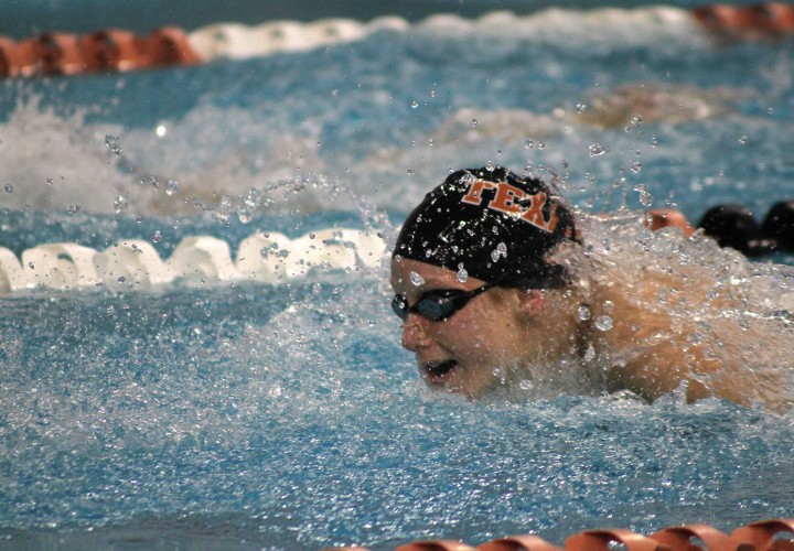 Texas Steamrolls Day 2 Prelims at Big 12 Championships