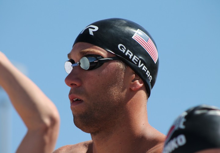 Matt Grevers Leads USA To 2 American Records in Mens 400 Medley Relay
