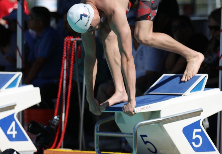 Video Interview Michael McBroom Didnt Let Ledecky Get Him At Training Camp