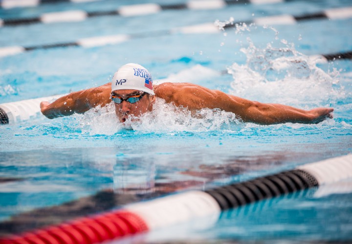 Michael Phelps Tops 200 Fly Field in Day 3 Prelims of the 2015 ATT Winter National Championships
