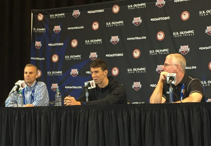 Press Conference Phelps Happy to Represent USA for the Fifth Time