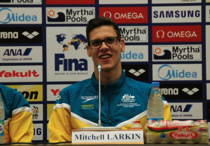Swimming World Performance of the Week Mitch Larkins 100 Backstroke