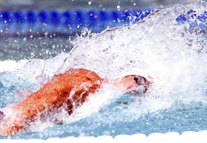 Nathan Adrian Blasts 100 Free Meet Record in Santa Clara