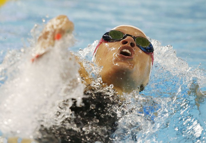Hilary Caldwell Vaults To 5th In World in 200 Back