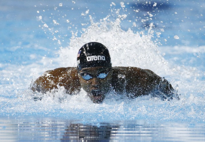 Giles Smith Downs Michael Phelps in 100 Fly at 2015 Arena Pro Swim Series Minneapolis