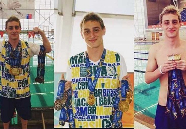 IUP Swimmer Rodrigo Feller Claims 19 Medals at Pan Am Maccabi Games