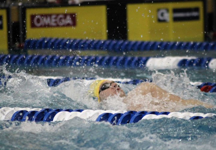 Ryan Murphy Beats World Leader Mitch Larkin En Route to 100 Back Meet Record in Santa Clara