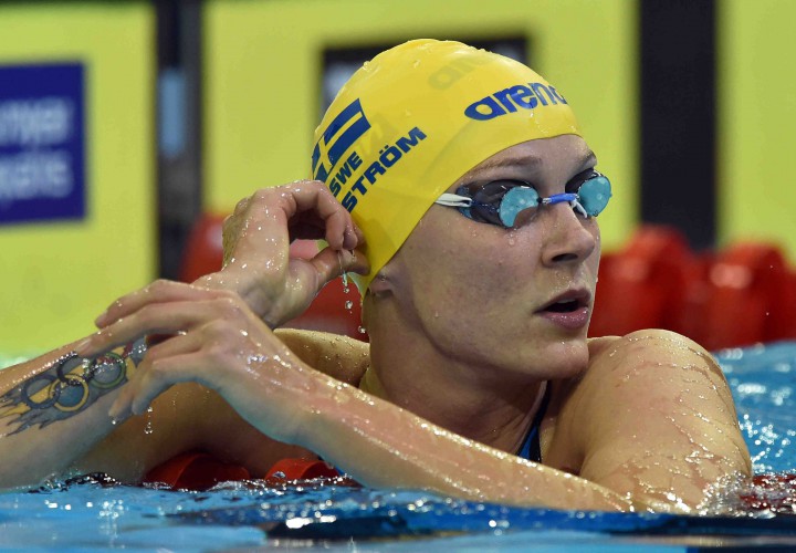 Sarah Sjostrom Earns Gold on Busy Night Two of Europeans