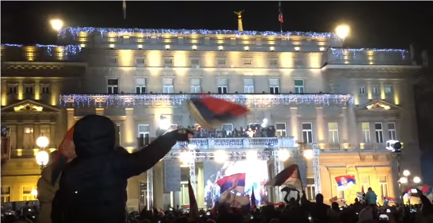 18000 People Watch Water Polo Match In Serbia